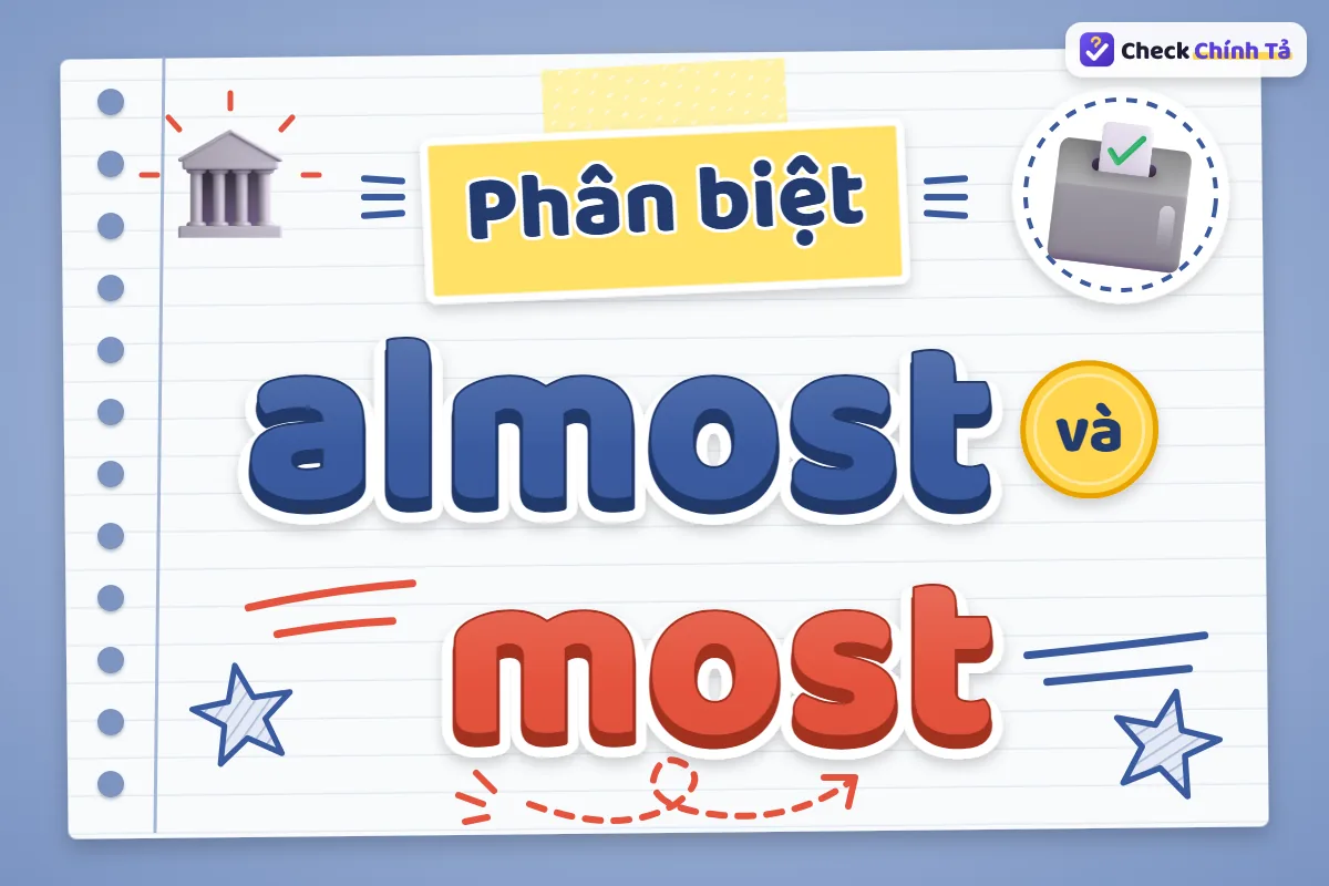 Phân biệt almost và most