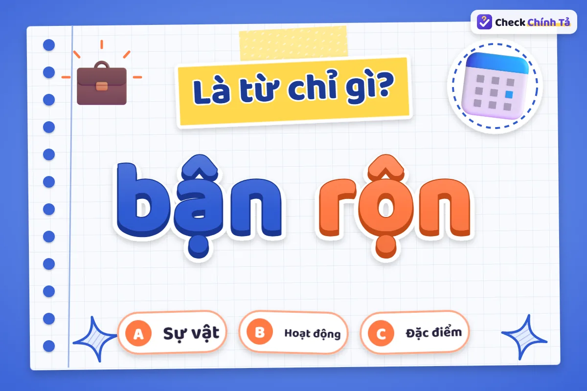 Bận rộn là từ chỉ gì