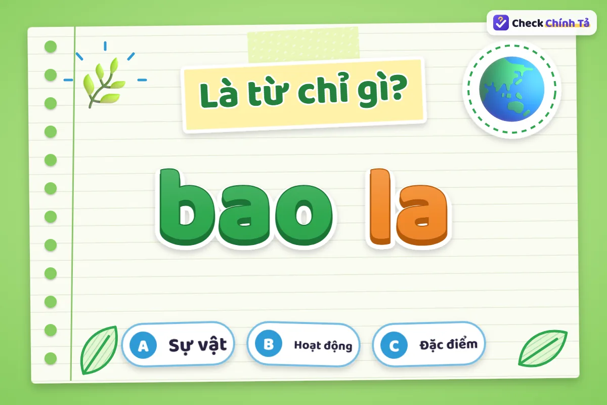 Bao la là từ chỉ gì
