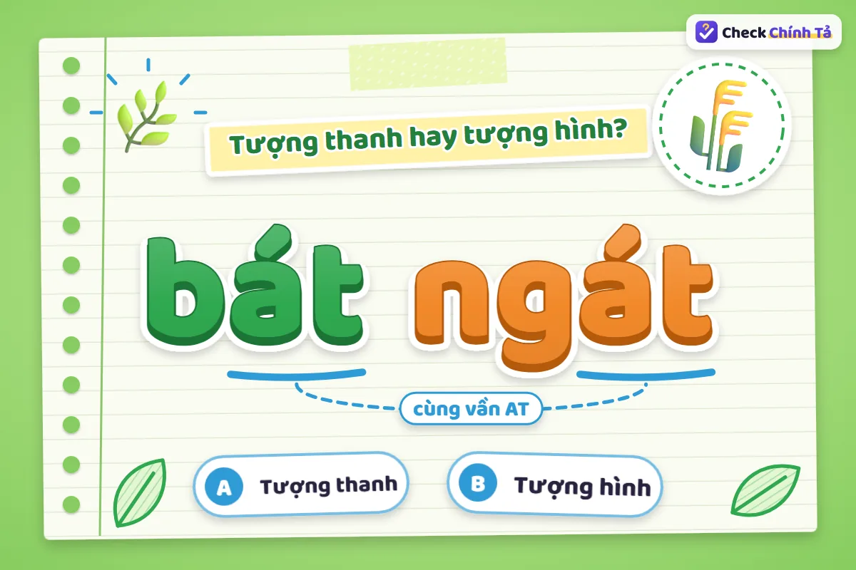 Bát ngát là từ tượng hình hay tượng thanh