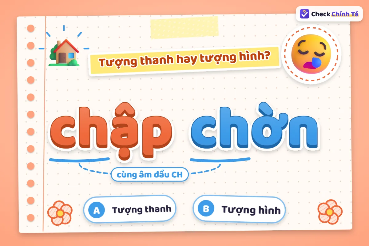 Chập chờn là từ tượng hình hay tượng thanh