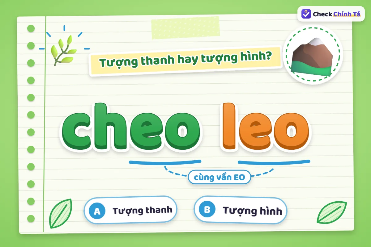Cheo leo là từ tượng hình hay tượng thanh