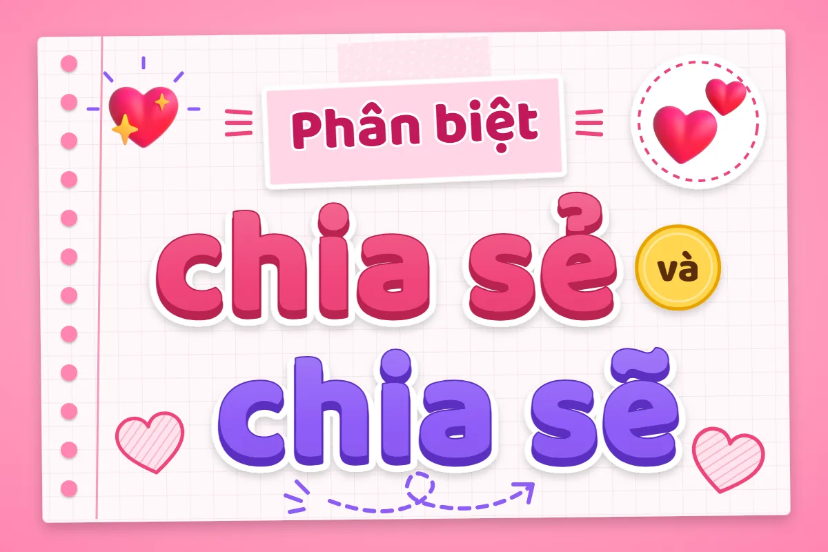 Phân biệt chia sẻ và chia sẽ