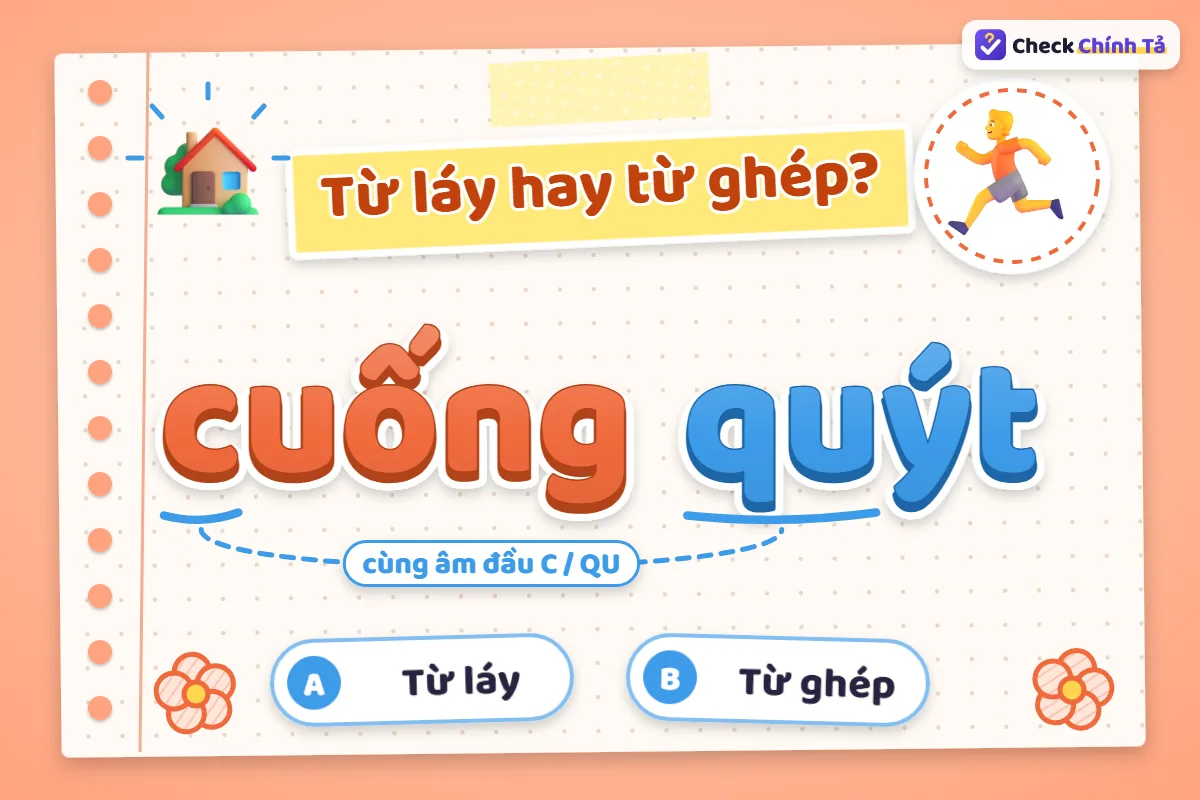 Cuống quýt là từ láy hay từ ghép