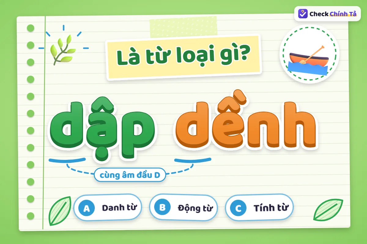Dập dềnh là từ loại gì