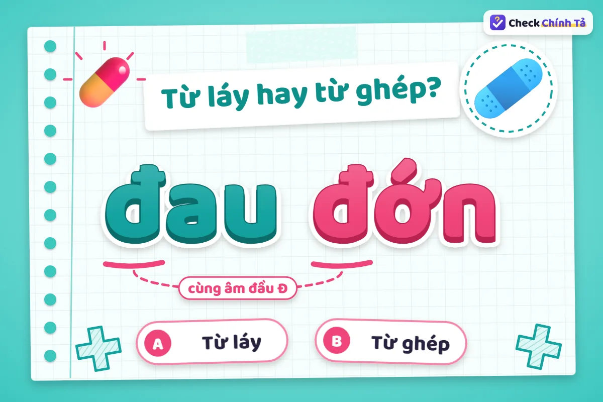 Đau đớn là từ láy hay từ ghép