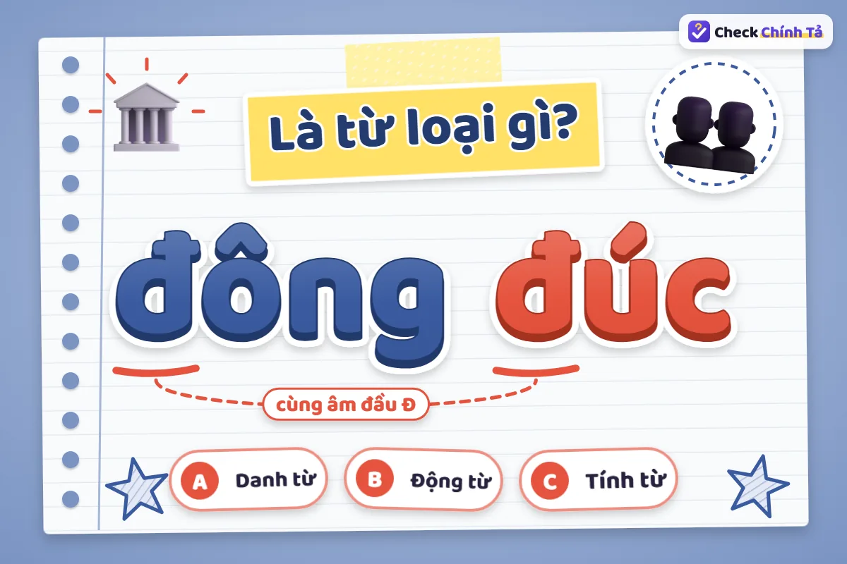 Đông đúc là từ loại gì