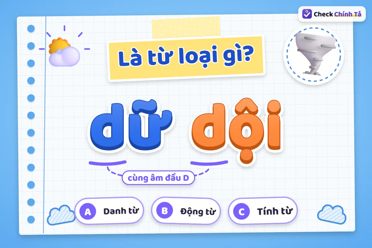 Dữ dội là từ loại gì