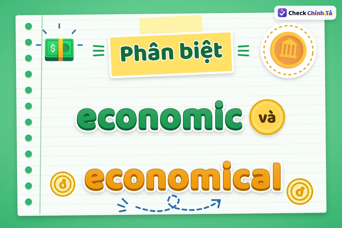 Phân biệt economic và economical