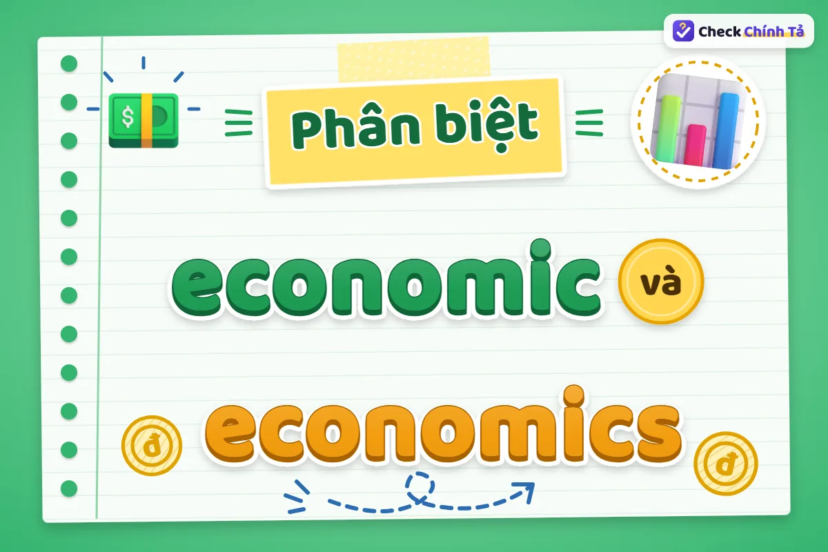 Phân biệt economic và economics