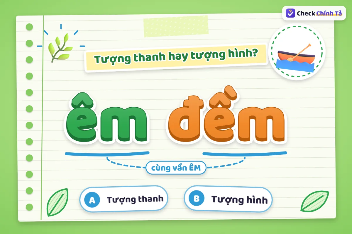 Êm đềm là từ tượng hình hay tượng thanh