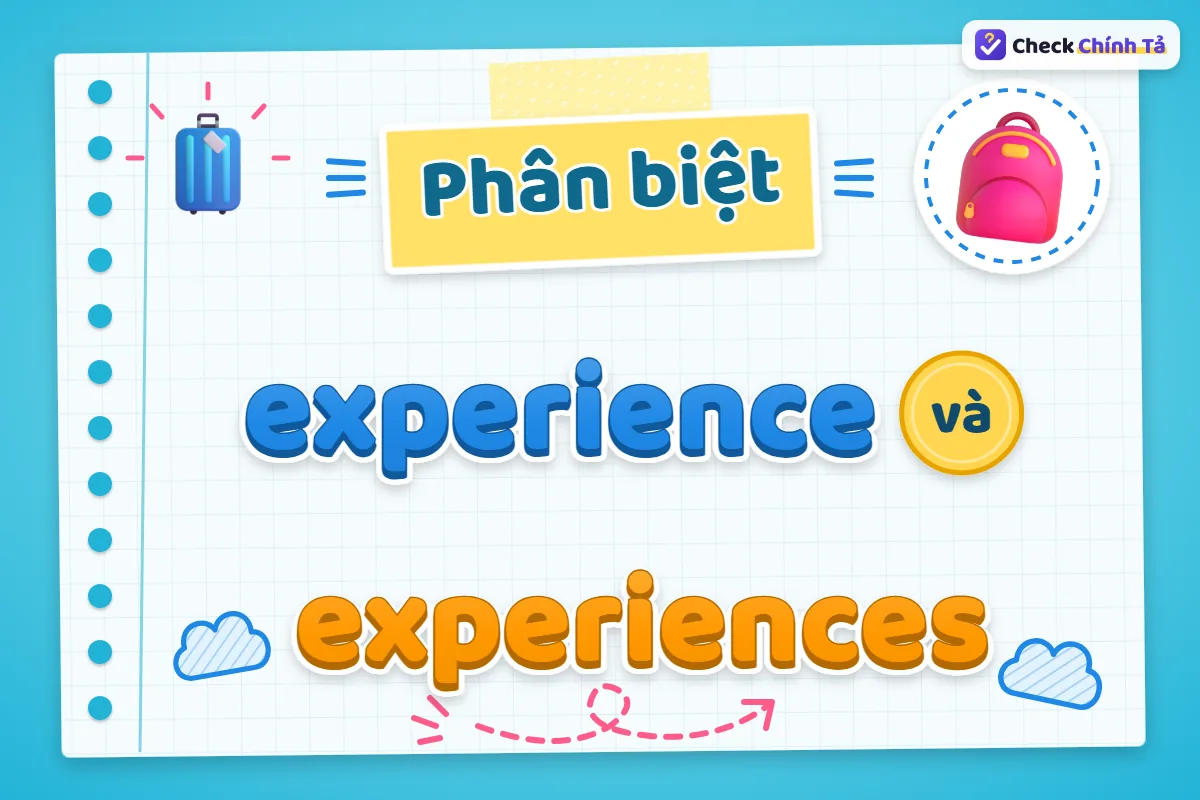 Phân biệt experience và experiences
