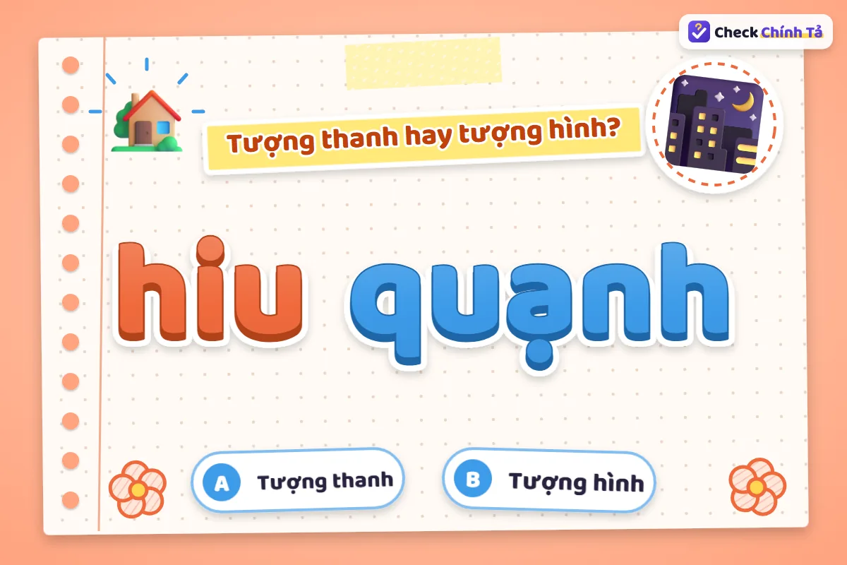 Hiu quạnh là từ tượng hình hay tượng thanh