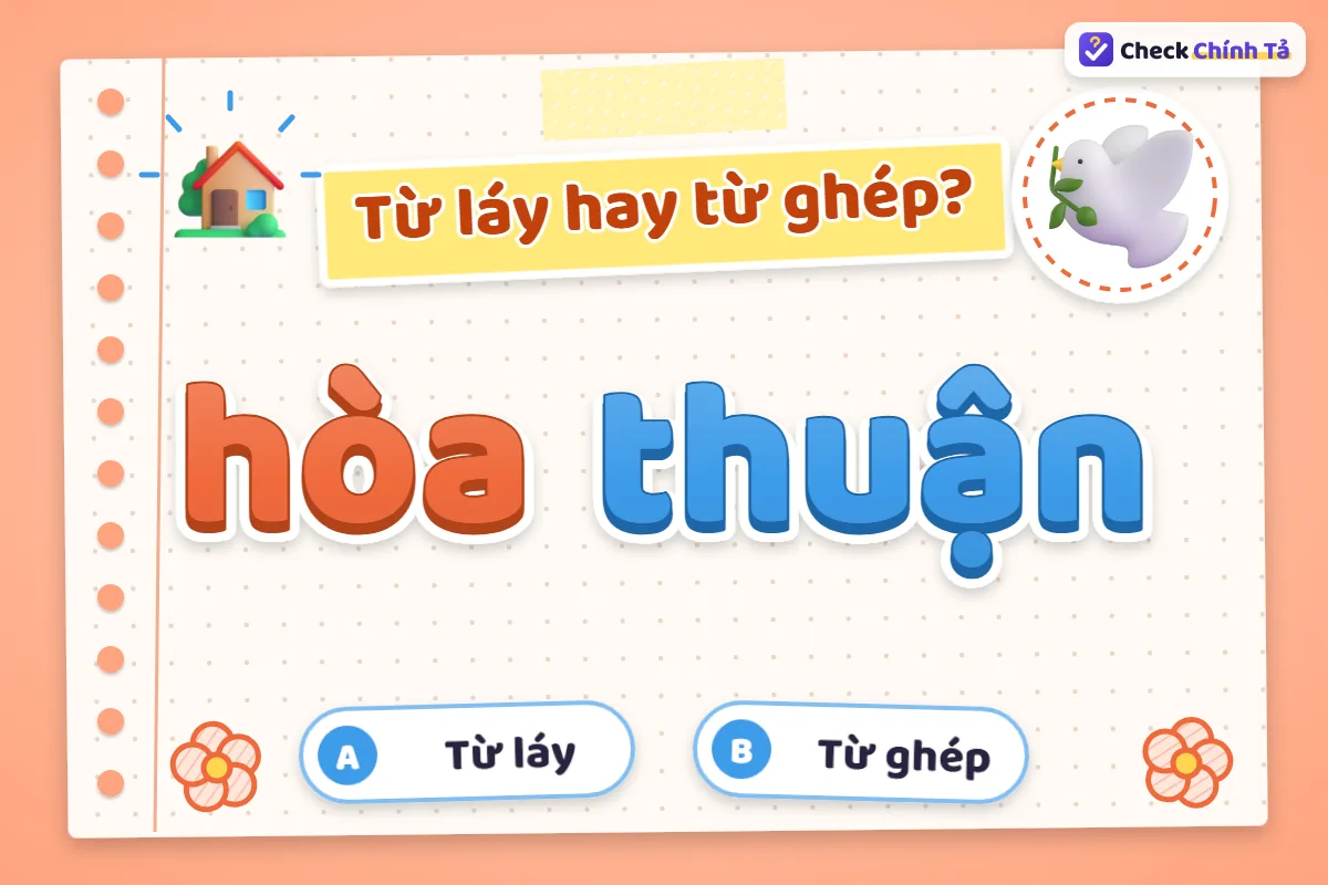 Hòa thuận là từ ghép gì