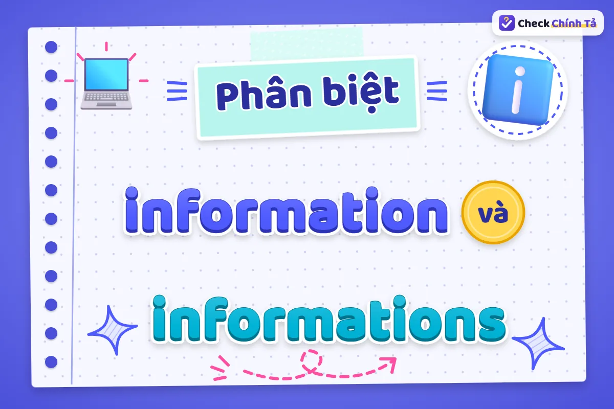 Phân biệt information và informations