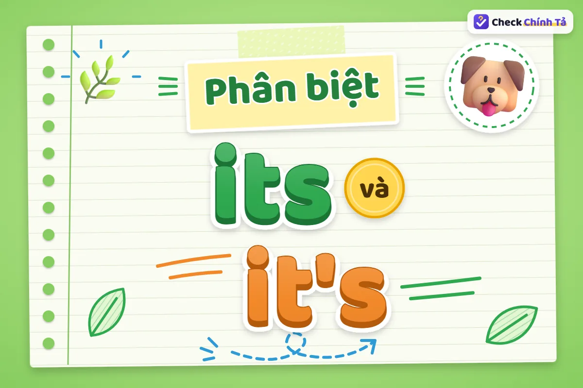 Phân biệt its và it's