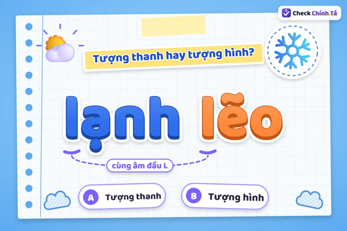 Lạnh lẽo là từ tượng hình hay tượng thanh