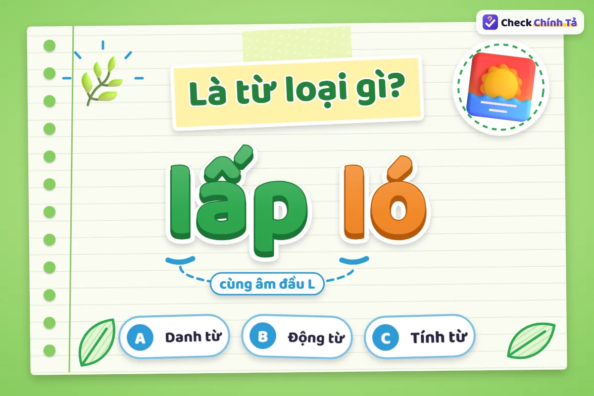 Lấp ló là từ loại gì
