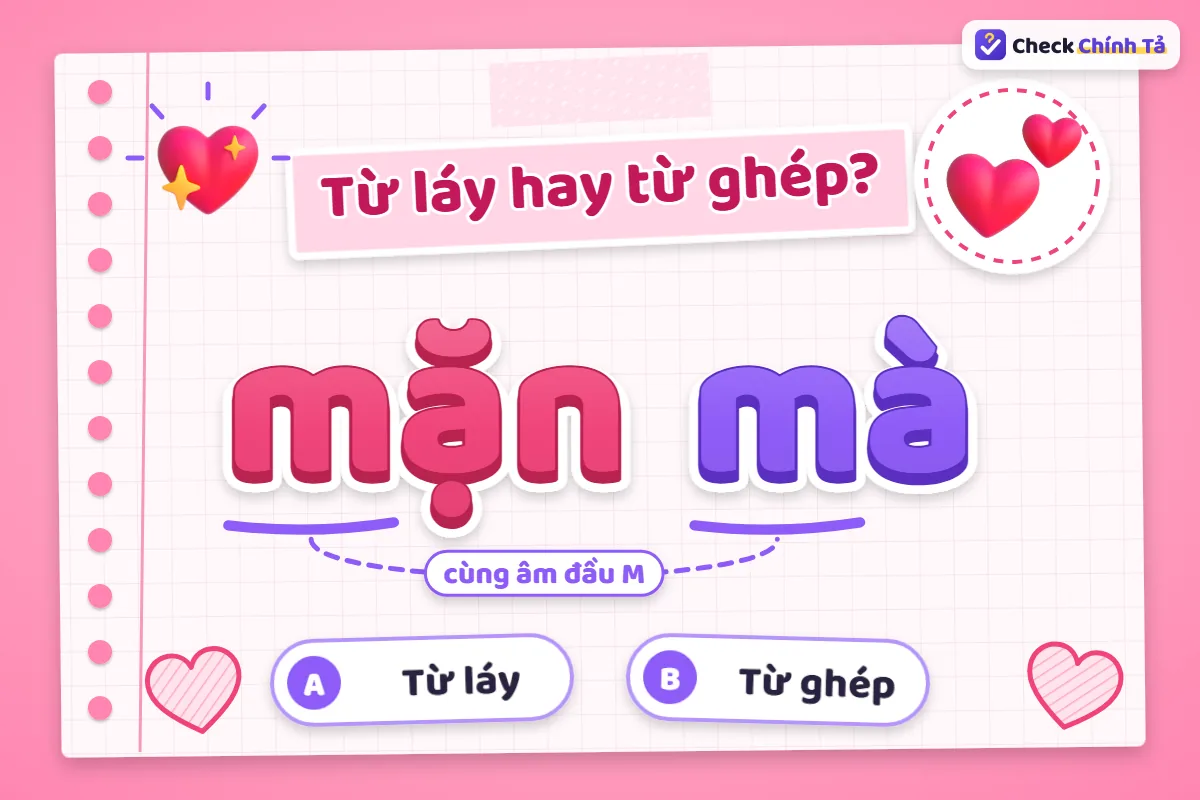 Mặn mà là từ láy hay từ ghép