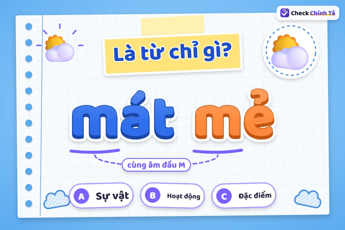 Mát mẻ là từ chỉ gì