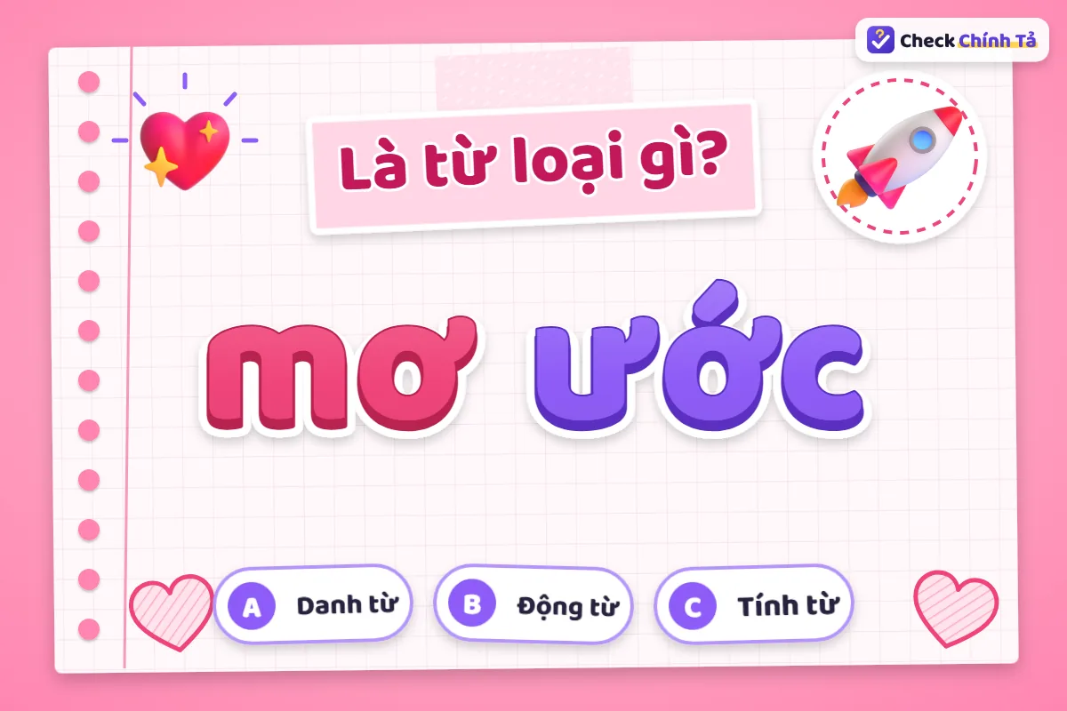 Mơ ước là từ loại gì