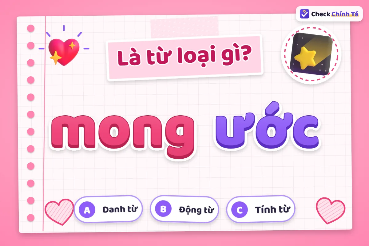 Mong ước là từ loại gì