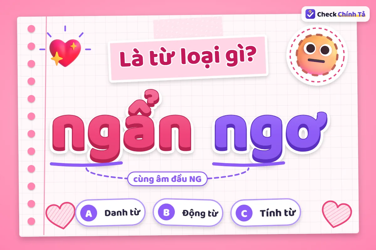 Ngẩn ngơ là từ loại gì