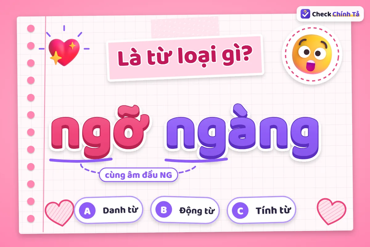 Ngỡ ngàng là từ loại gì
