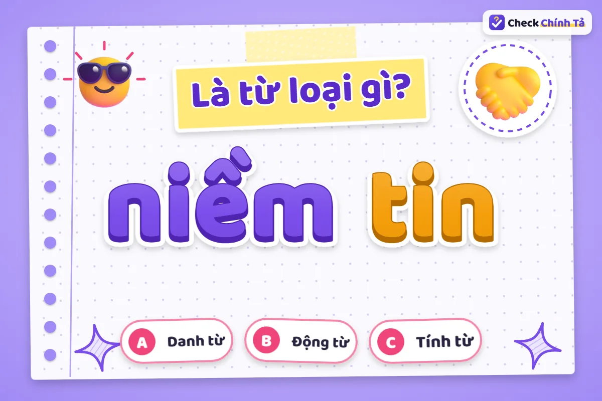 Niềm tin là từ loại gì