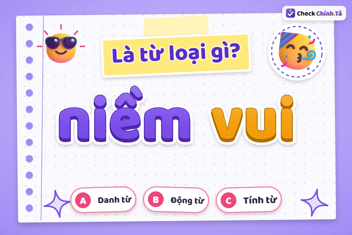 Niềm vui là từ loại gì