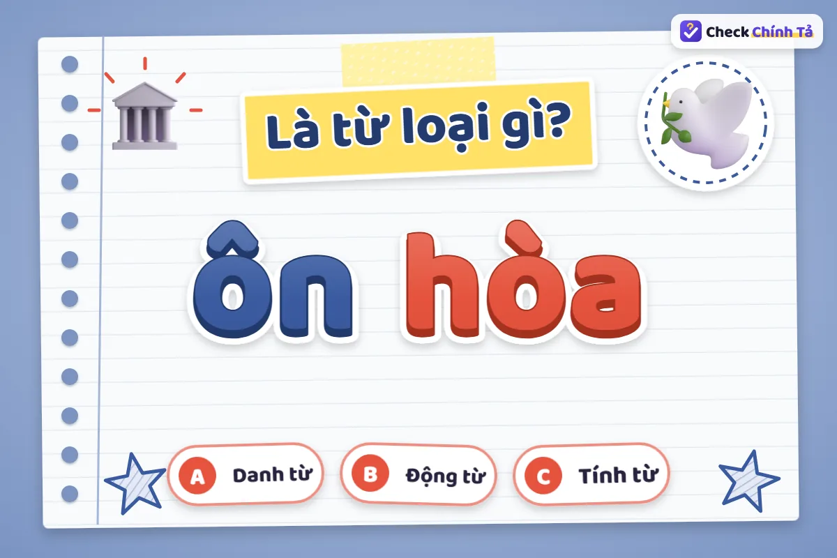 Ôn hòa là từ loại gì