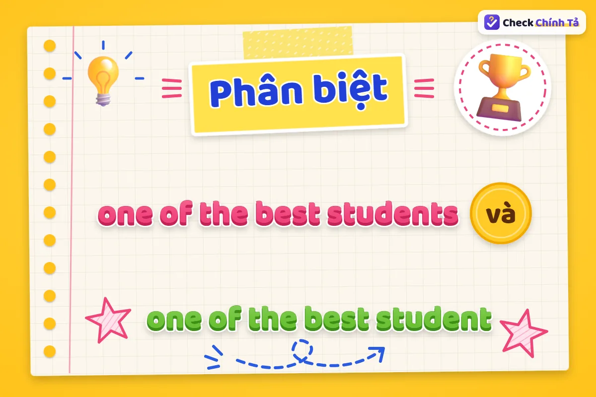 Phân biệt one of the best students và one of the best student