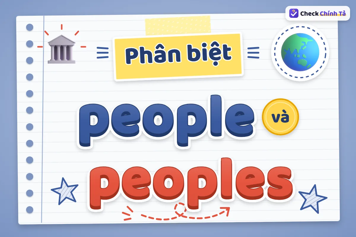 Phân biệt people và peoples