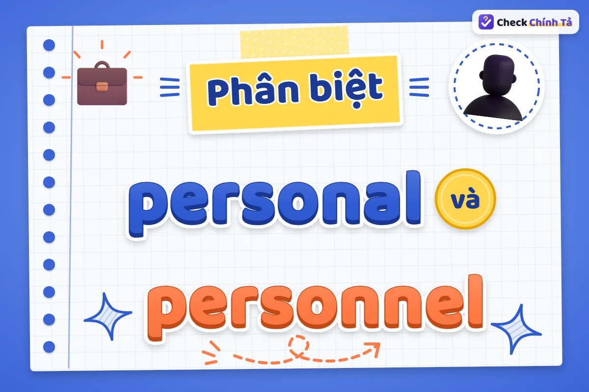 Phân biệt personal và personnel