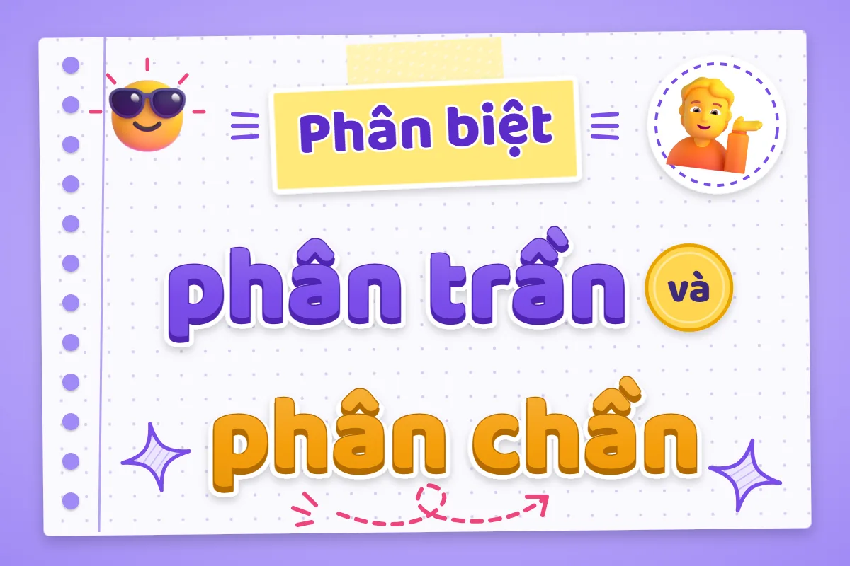 Phân biệt phân trần và phân chần