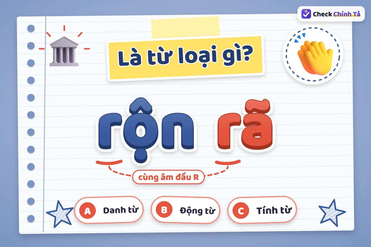 Rộn rã là từ loại gì