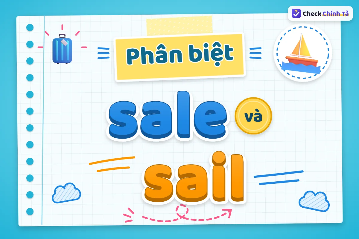 Phân biệt sale và sail