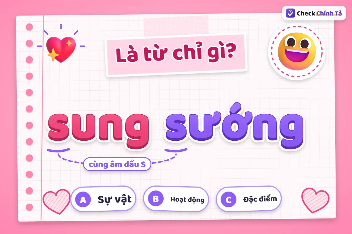 Sung sướng là từ chỉ gì
