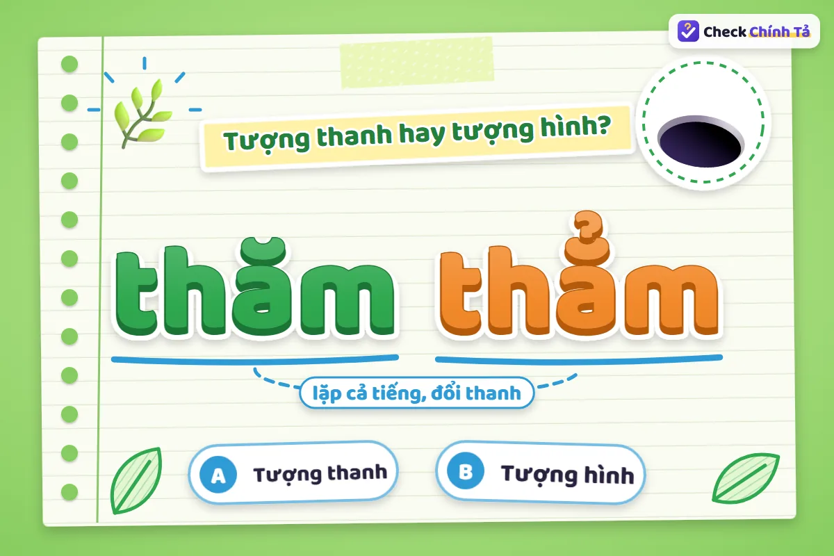 Thăm thẳm là từ tượng hình hay tượng thanh