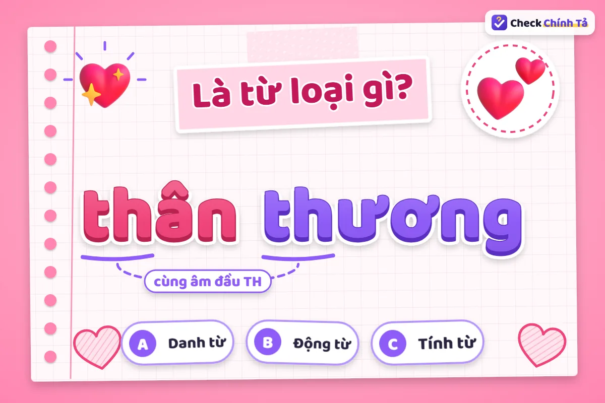 Thân thương là từ loại gì