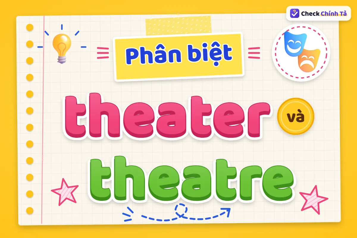 Phân biệt theater và theatre