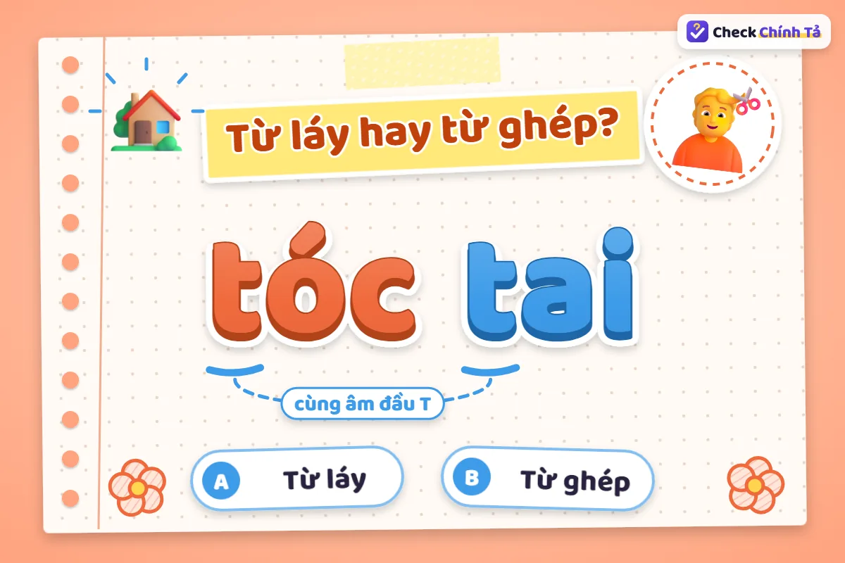 Tóc tai là từ ghép gì