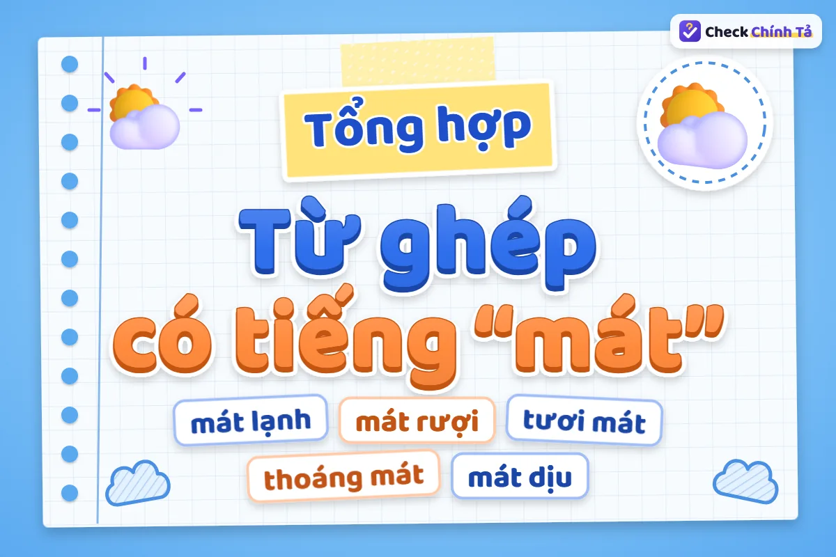 Từ ghép có tiếng mát