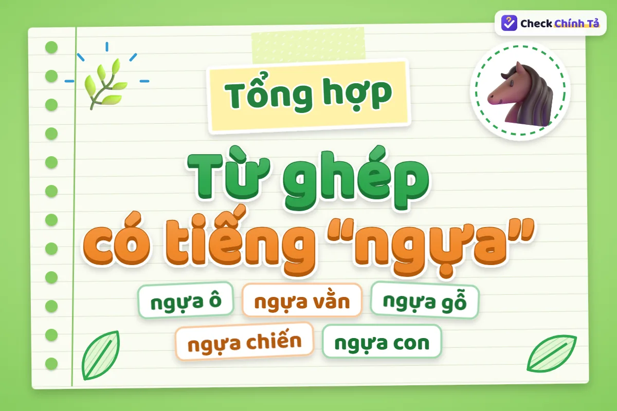 Từ ghép có tiếng ngựa