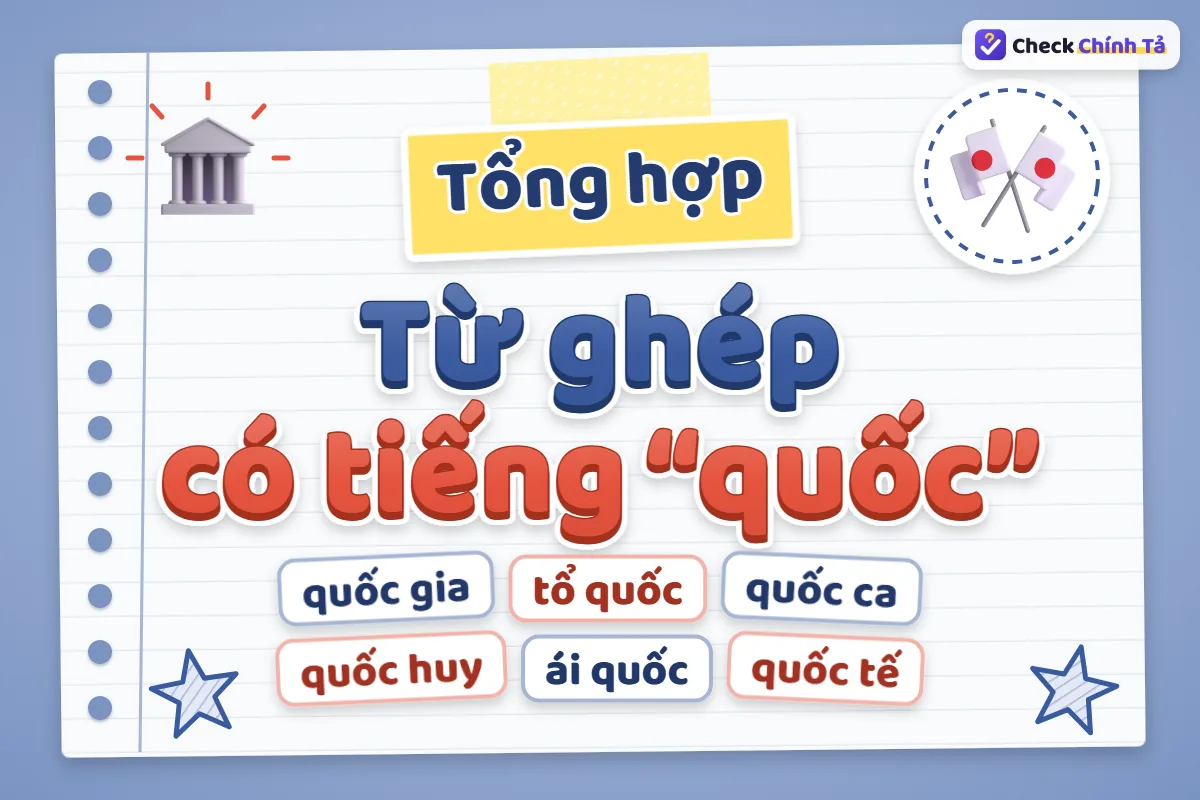 Từ ghép có tiếng quốc
