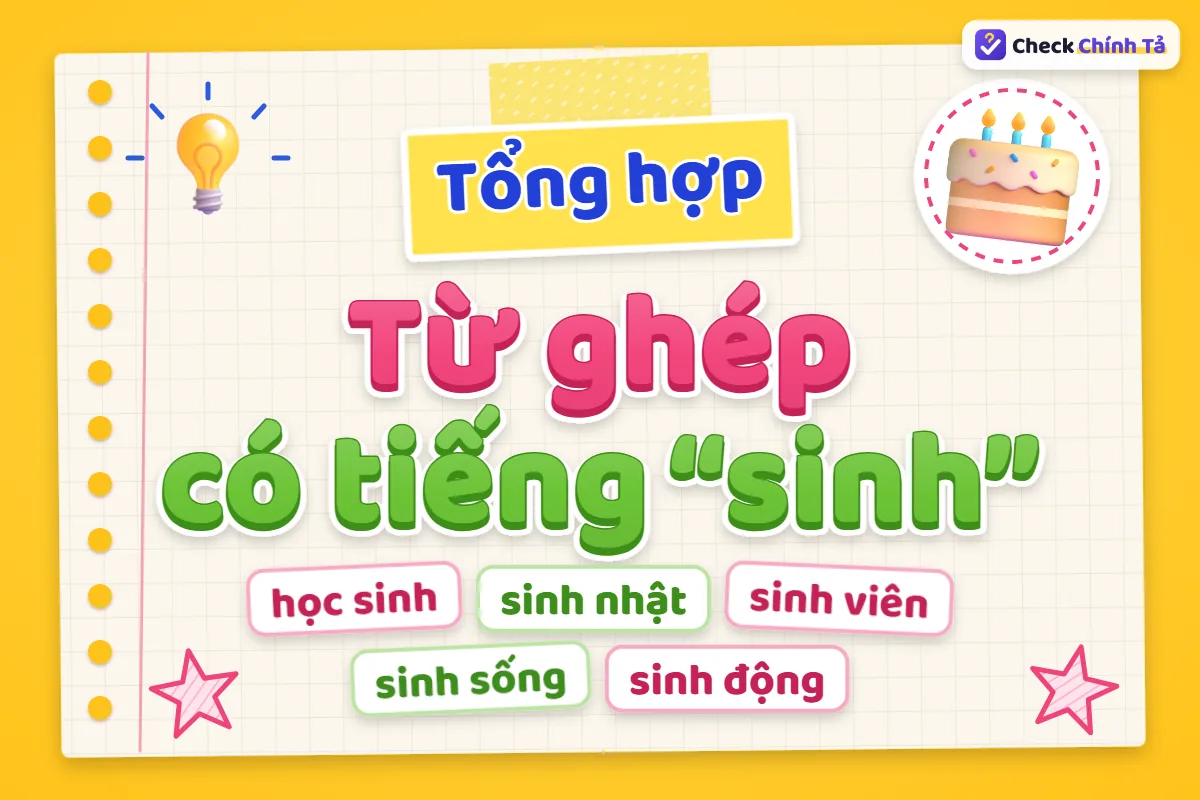 Từ ghép có tiếng sinh