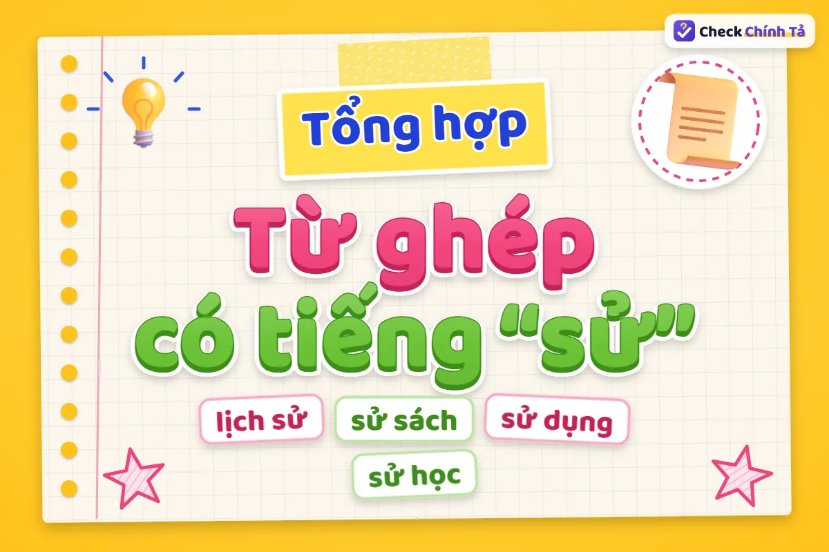 Từ ghép có tiếng sử