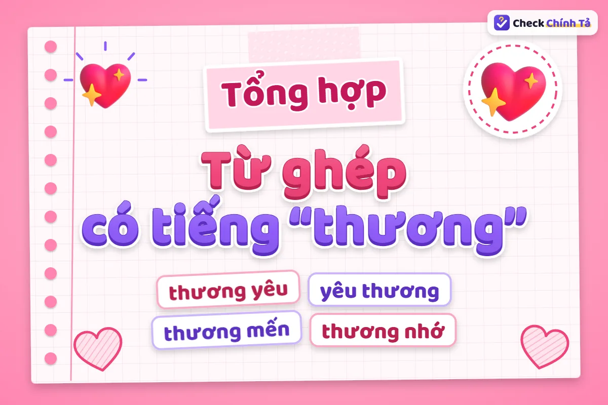 Từ ghép có tiếng thương
