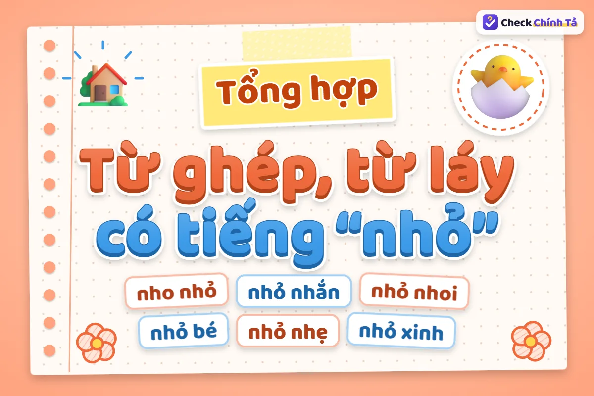 Từ ghép và từ láy có tiếng nhỏ