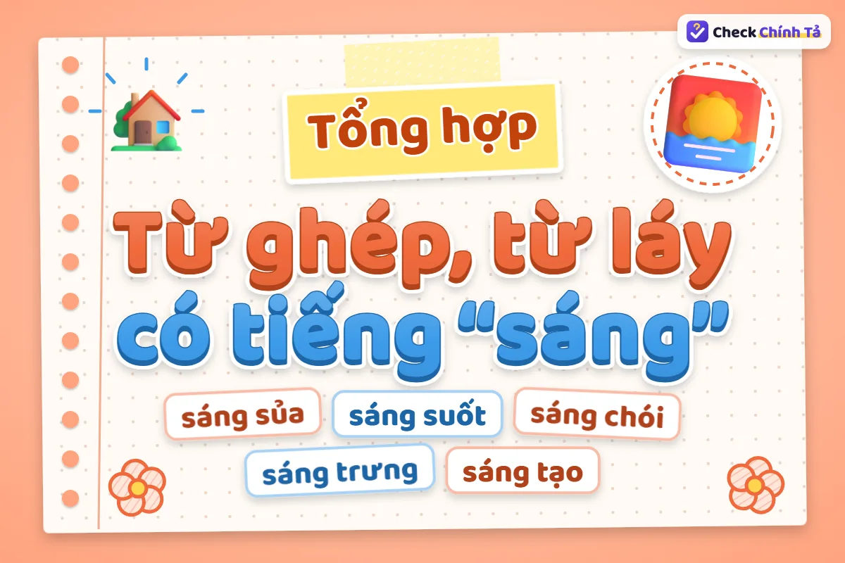 Từ ghép và từ láy có tiếng sáng